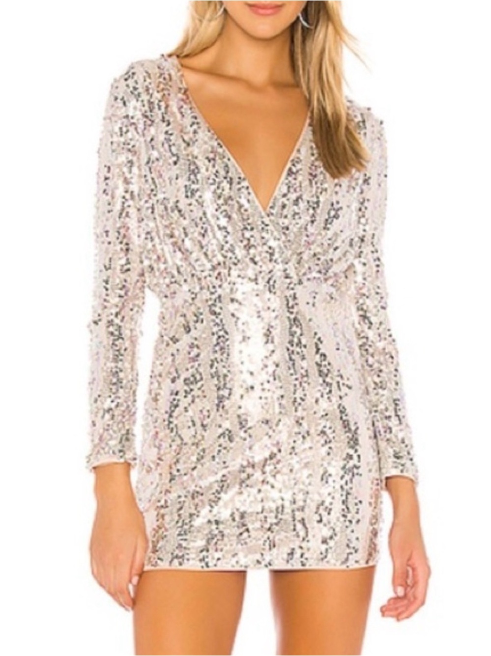 NWT Majorelle Revolve Claudina Sequin Mini Party Dress Bachelorette Bride Medium - Picture 3 of 12